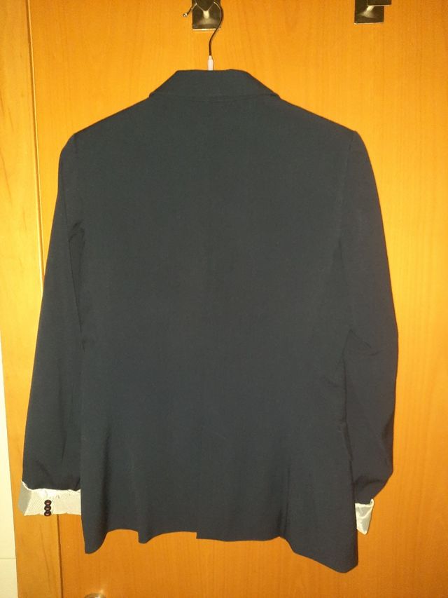 americana stradivarius azul marino a estrenar