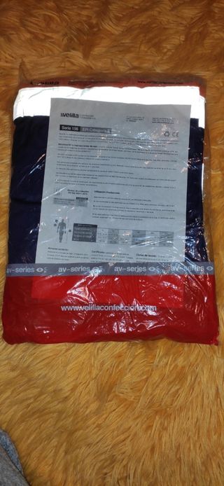 Pantalón marino trabajo reflectante XL