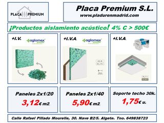 Aislamiento acustico, panel acustico nuevo