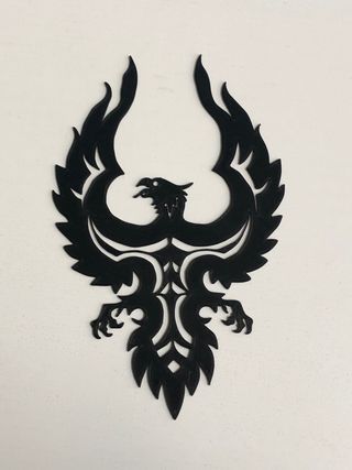 Adorno Ave Fénix Phoenix 3D