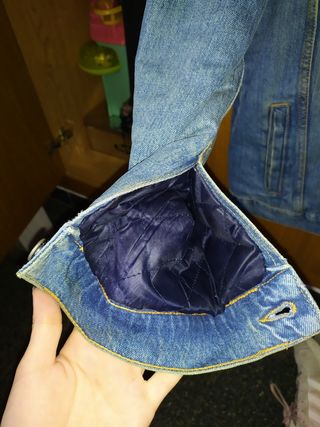 Chaqueta vaquera de borrego