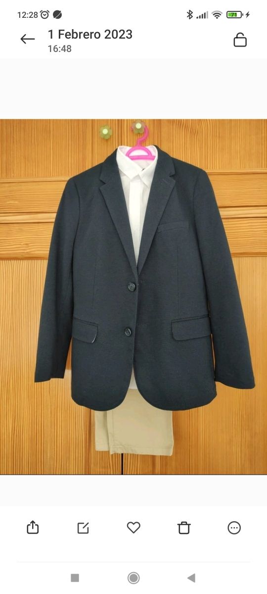 Traje comunión Tizas