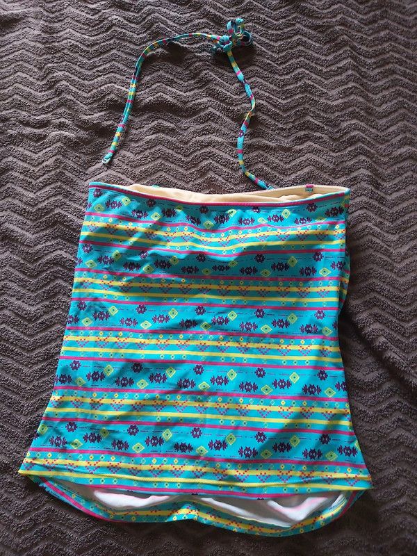 3 peças-Top tanquini/tankini, biquini/bikini 42/44