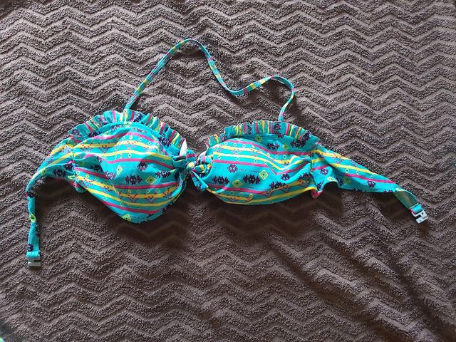 3 peças-Top tanquini/tankini, biquini/bikini 42/44