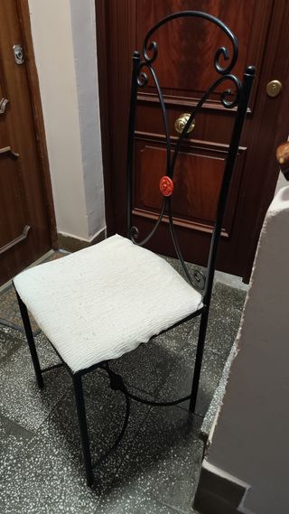 preciosas sillas de forja