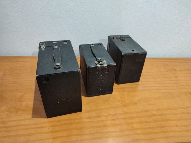 Lote Cámaras Antiguas de cajon
