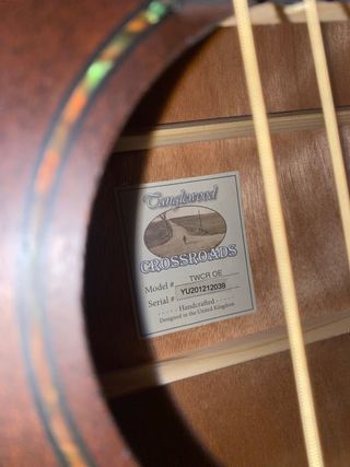 Guitarra electroacústica + funda y púa