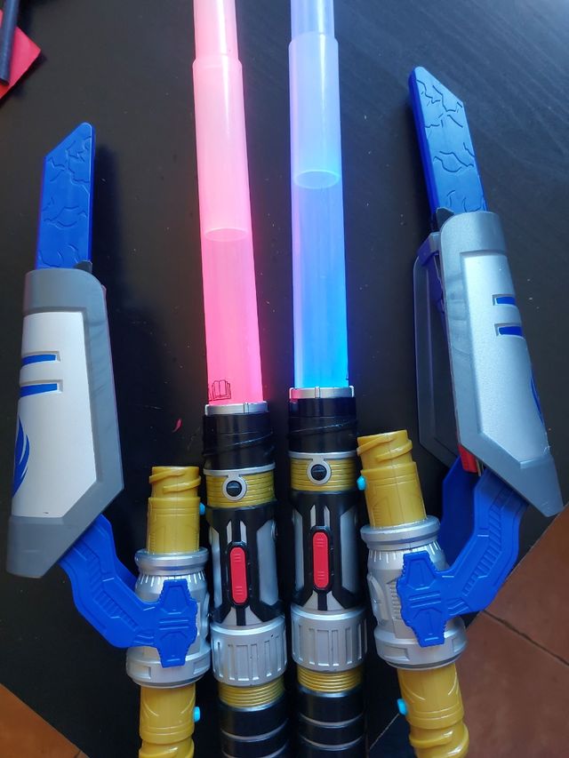 lote 2 espadas Star wars