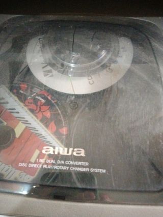 Equipo de música con mueble