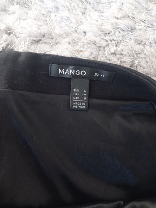 falda  tableada MANGO talla L