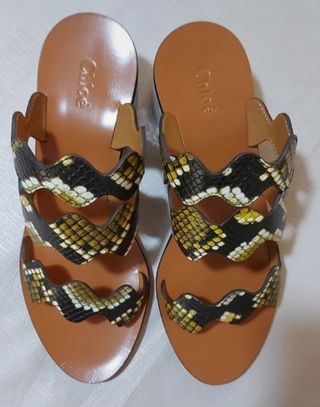 Sandalia Sunny Brown,CHLOÉ,N° 35.