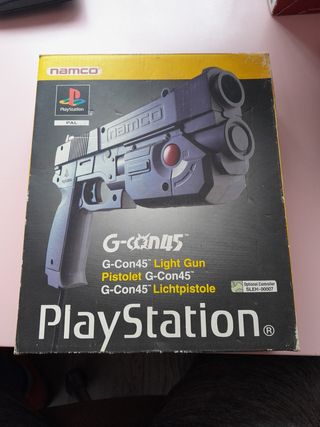 pistola g-con 45 con caja PlayStation 