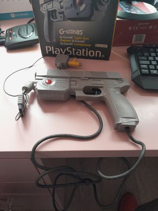 pistola g-con 45 con caja PlayStation 