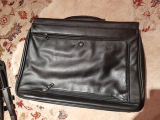 Maletín piel negra directivo by Samsonite