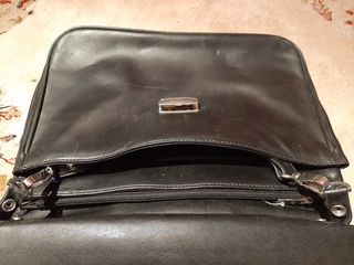 Maletín piel negra directivo by Samsonite