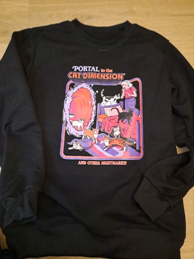 Sudadera Vintage Gatos