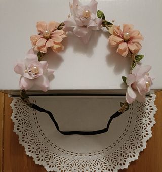 corona de flores primera comunión