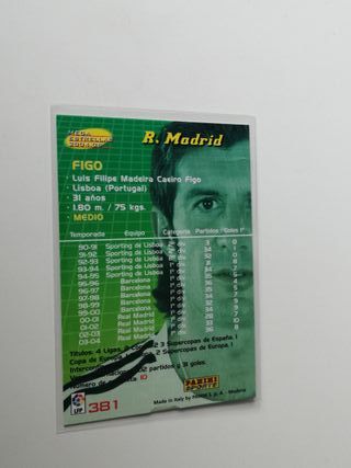 CROMO MEGACRACKS 2004 2005 MADRID Nº 381  FIGO 