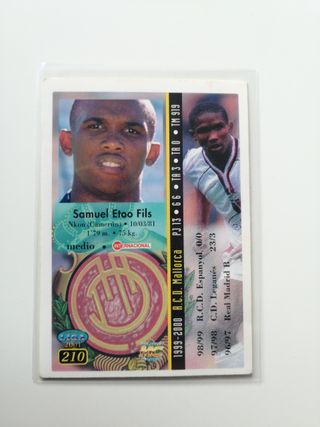 CROMO 210 ETO´O MALLORCA MUNDICROMO 2001