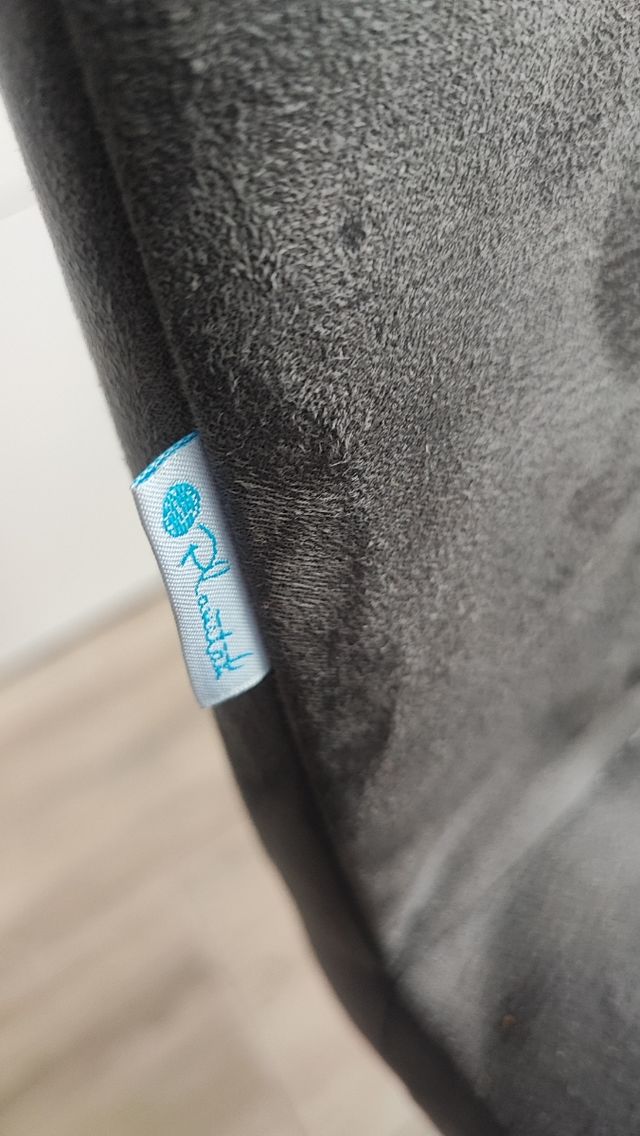 Cadeira UNA PLANETA sala de estar sala de jantar sala de jantar pernas de tecido cinza