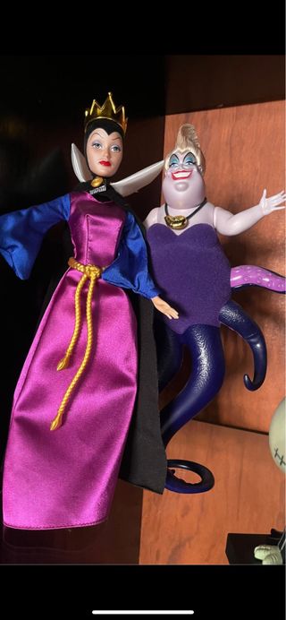 Villanas Disney bruja malvada y Úrsula