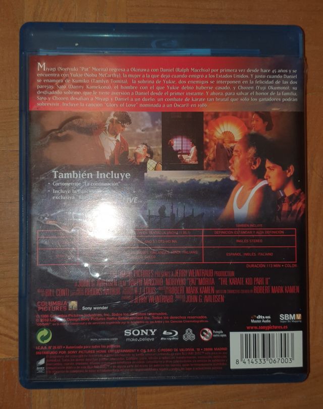 Karate kid 2 blu-ray