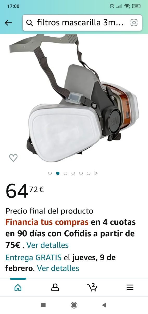 mascarilla 3m