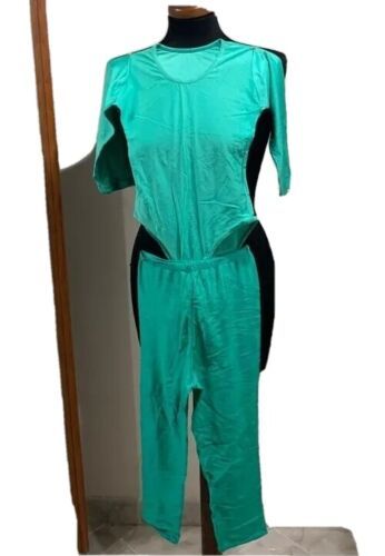 Costume Maschera Carnevale Body Leggins Con Tutu A