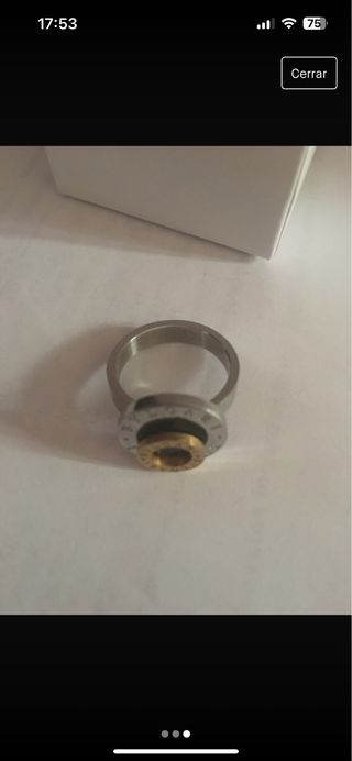 Anillo acero