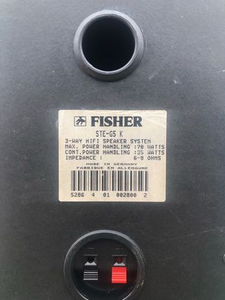 Altavoz FISHER STE-G5K