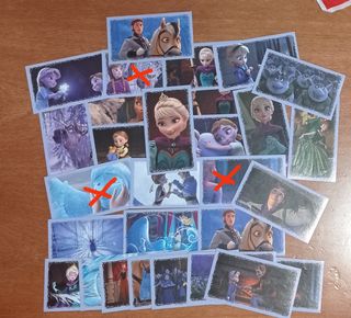 Cromos Frozen Disney (Lote de 25) Panini 2013