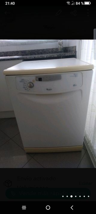 lavavajillas Whirlpool. En buen estado