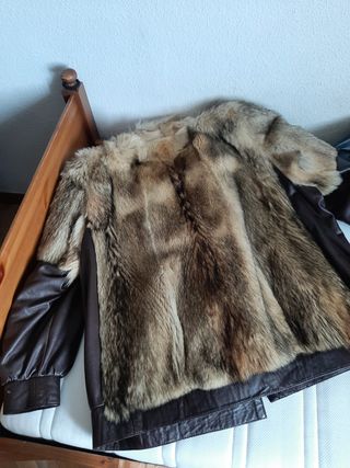 Chaqueta de Piel Auténtica de Ovino