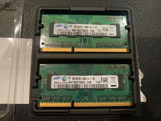 RAM 2x2Gb Samsung para portátil o Mac PC3 DDR3