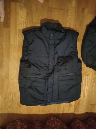 chaleco multibolsillo gris talla XL
