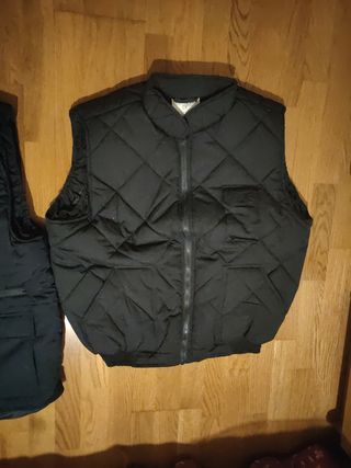 chaleco multibolsillo gris talla XL