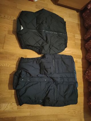 chaleco multibolsillo gris talla XL