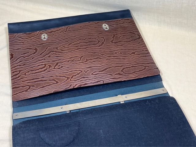 Carpeta Maletín Valija Vintage Paco Lobo Marrón