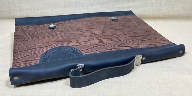 Carpeta Maletín Valija Vintage Paco Lobo Marrón