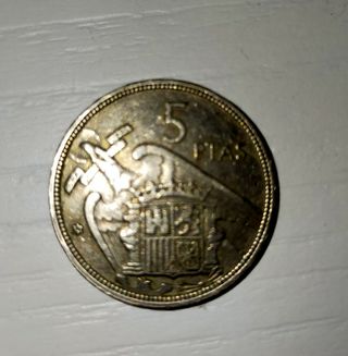Moneda 5 pesetas 1957