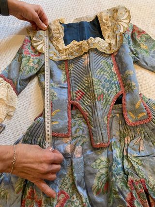 Traje fallera niña azul
