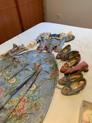 Traje fallera niña azul