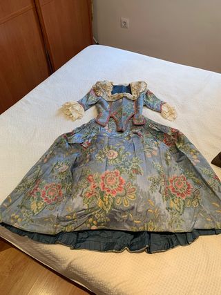 Traje fallera niña azul