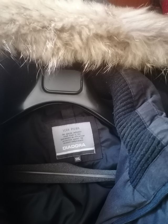 Parka Diadora vera piuma