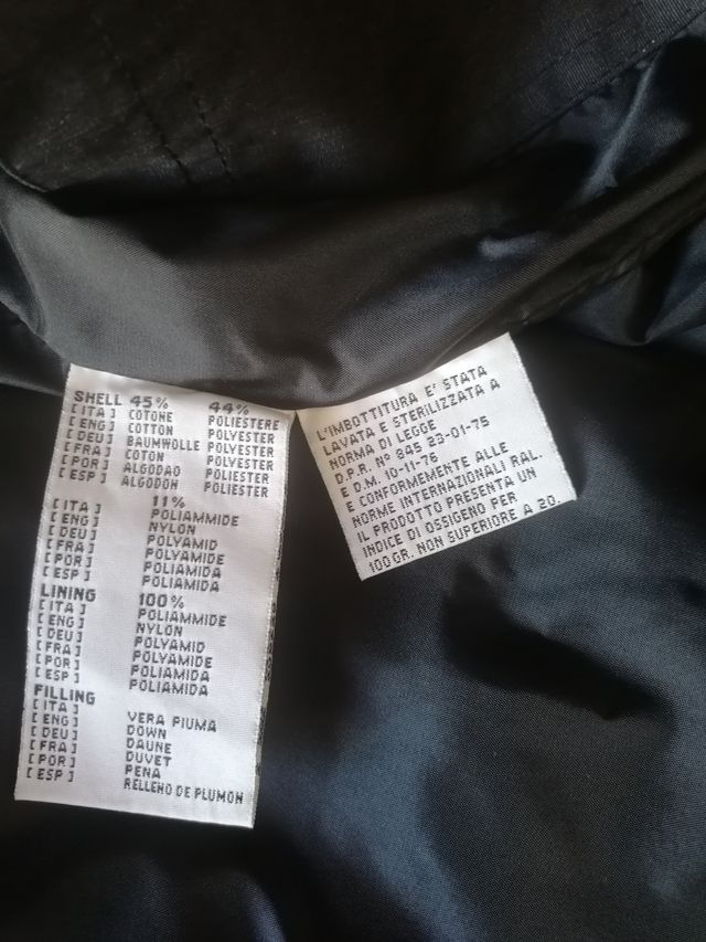 Parka Diadora vera piuma