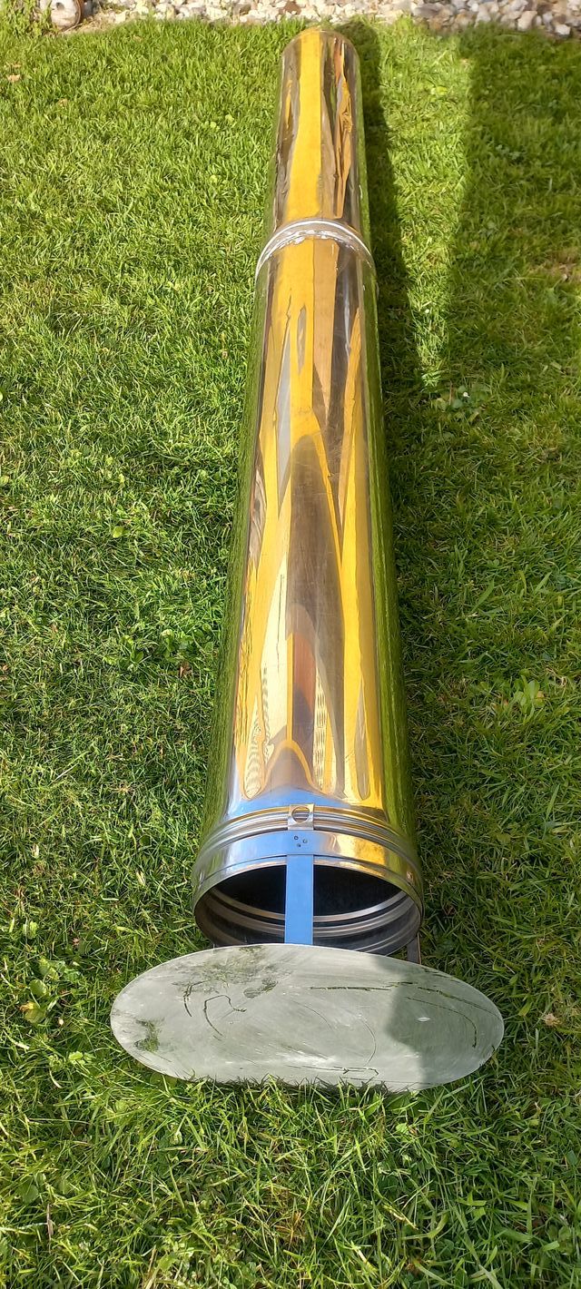 ÚLTIMA REBAJA DE PRECIO. CHIMENEA INOXIDABLE