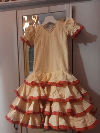 Vestido de flamenca niña 2-3años