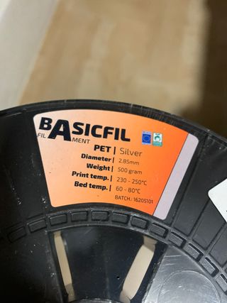 Basil filamento PET SILVER