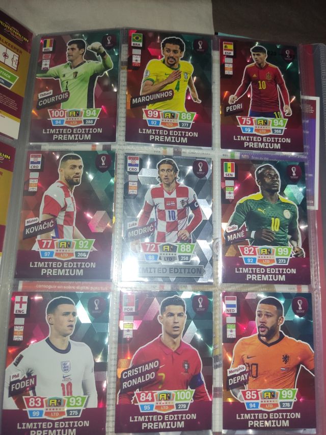 Album Adrenalyn qatar xl 2022 completo