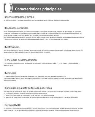 Piano Midi digital Casio PS-20